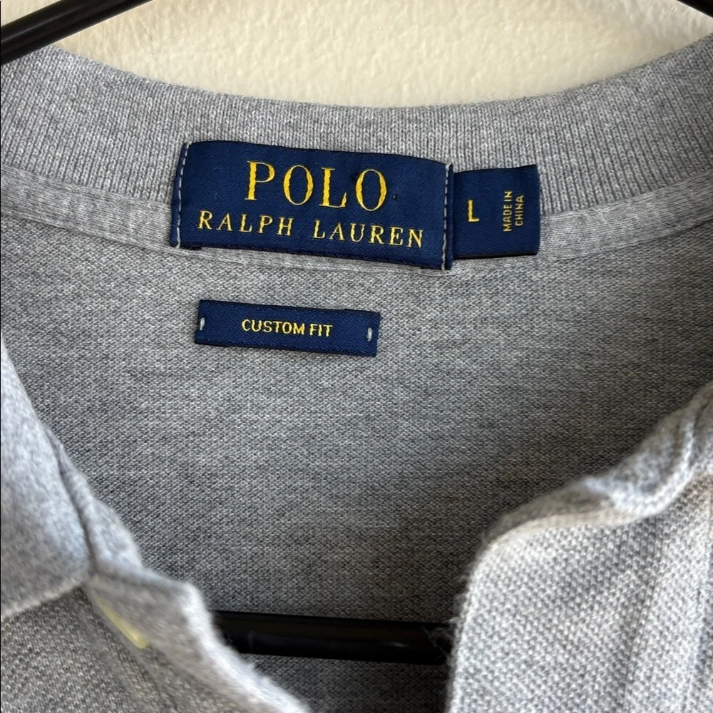 Polo by Ralph Lauren Light Gray Men's Polo Shirt